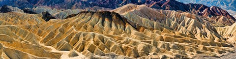 Framed Zabriskie Point, Death Valley, Death Valley National Park, California Print