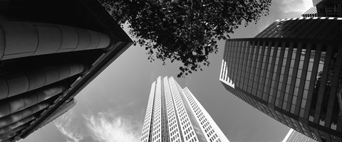 Framed Low angle view of skyscrapers, San Francisco, California, USA Print