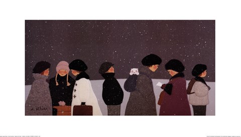 Framed Petits matins Print