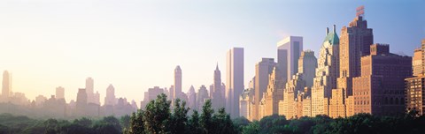 Framed Day skyline New York NY USA Print