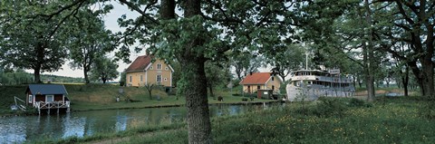 Framed Gota Canal Ruda, Stergotland Sweden Print