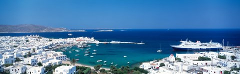 Framed Mykonos Island Greece Print