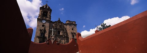 Framed Low angle view of a church, La Valenciana Church, Guanajuato, Mexico Print