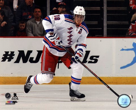 Framed Marc Staal on ice 2013-14 Print