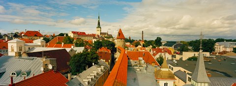 Framed Buildings in a town, Tallinn, Estonia Print