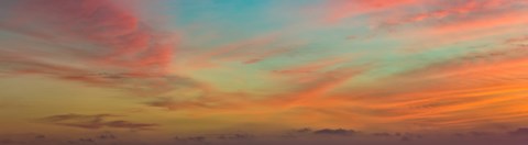 Framed Clouds over Los Angeles Print