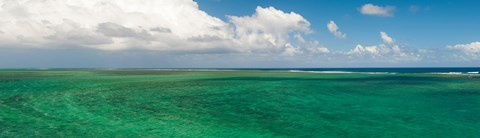Framed Lagoon, Chamarel, Mauritius Island, Mauritius Print