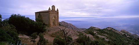 Framed Ermita de Sant Joan at Montserrat, Catalonia, Spain Print