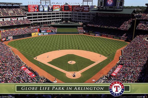 Framed Texas Rangers&#174; - Globe Life Park 14 Print