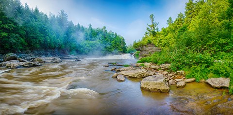 Youghiogheny River a wild and scenic river, Swallow Falls State Park, Garrett County, Maryland by Panoramic Images