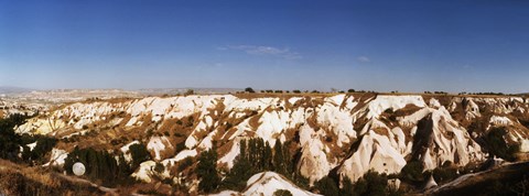 Framed Landscape of rocks, Cappadocia, Central Anatolia Region, Turkey Print