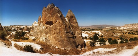 Framed Brown rocks, Cappadocia, Turkey Print