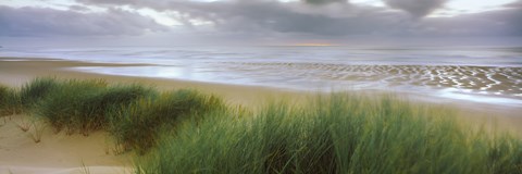 Framed Storm clouds over the sea, Newburgh Beach, Newburgh, Aberdeenshire, Scotland Print