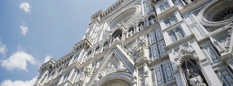 Framed Facade of Duomo Santa Maria Del Fiore, Florence, Tuscany, Italy Print