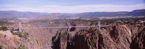 Framed Royal Gorge Suspension Bridge, Colorado, USA Print