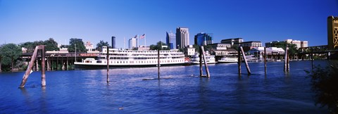 Framed Delta King Hotel, Sacramento, California Print