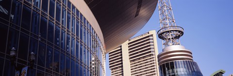 Framed Low angle view of Bridgestone Arena, Nashville, Tennessee, USA Print