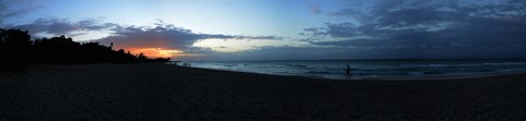 Framed Sunset over Varadero Beach, Varadero, Matanzas, Cuba Print