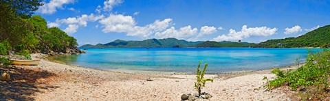 Framed Coral Bay, St. John, US Virgin Islands Print