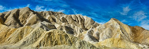 Framed Mountain Range, Twenty Mule-Team Canyon, Death Valley, Death Valley National Park, California, USA Print