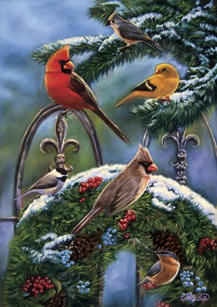 Framed Winter Cheer Print