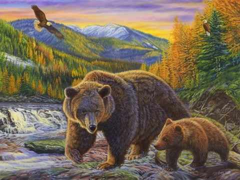 Framed First Autumn Print