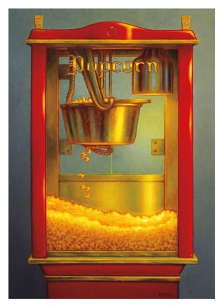 Framed Popcorn II Print