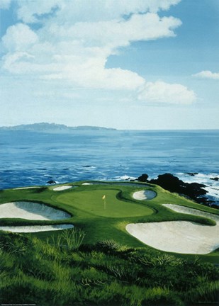 Framed Golf Course 5 Print