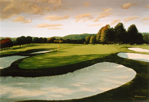 Framed Golf Course  8 Print