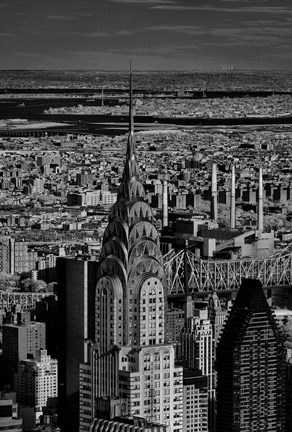 Framed Four Smokestacks Print