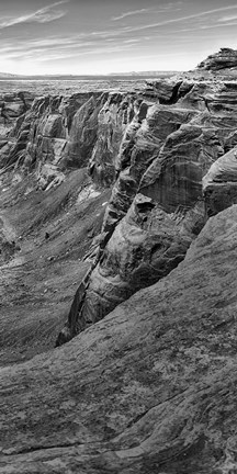 Framed Horseshoe Bend BW 3 of 3 Print