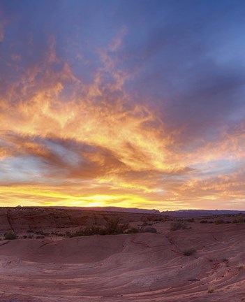 Framed Fire 2 of 3 Print