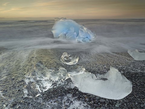 Framed Ice 2 Print
