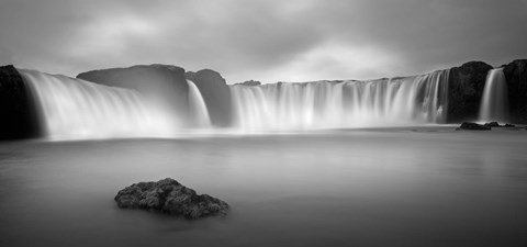 Framed Godafoss Panorama 1 Print
