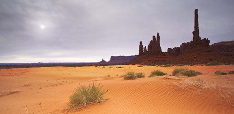 Framed Monument Valley Panorama 1 Print