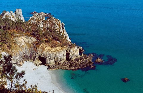 Framed Crozon, Finistere, Brittany, France Print
