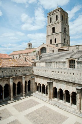 Framed Church Of St. Trophime, Arles, Bouches-Du-Rhone, Provence-Alpes-Cote d&#39;Azur, France Print