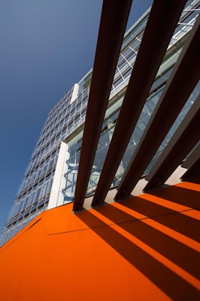 Framed 2DF Building, Hamburg, Germany Print