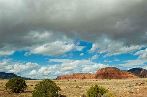 Framed Clouds over Capitol Reef National Park, Utah Print