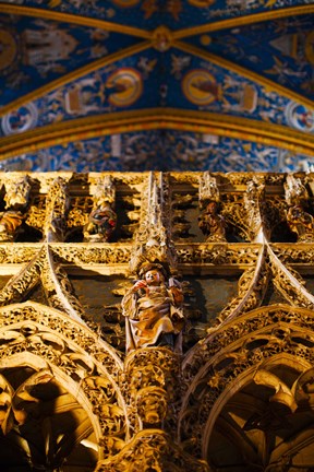 Framed Interior Detail, Cathedrale Sainte-Cecile, Albi, Tarn, Midi-Pyrenees, France Print
