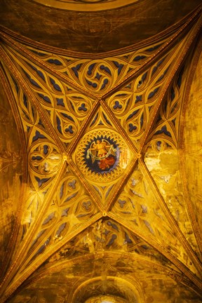 Framed Interiors of Cathedrale Saint-Etienne, Toulouse, Haute-Garonne, Midi-Pyrenees, France Print