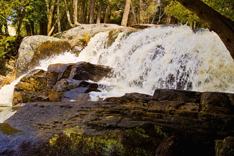 Framed Little High Falls in Bracebridge, Muskoka, Ontario, Canada Print