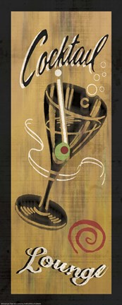 Framed Cocktail Lounge Print