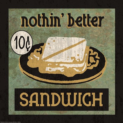 Framed Nothing Better Print