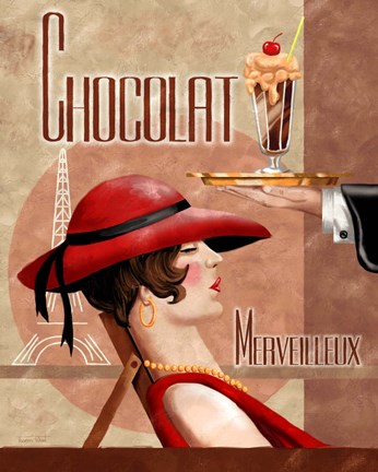 Framed French Chocolate I Print