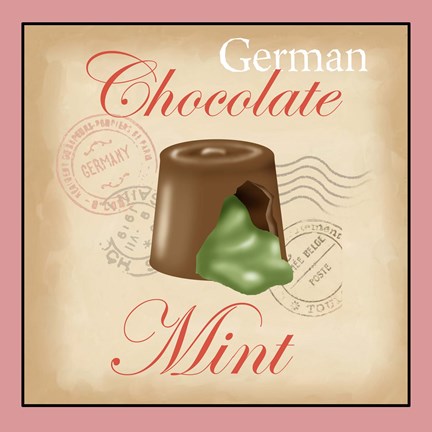 Framed German Chocolate Mint Print