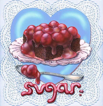 Framed Sugar Sweet Print