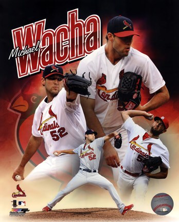 Framed Michael Wacha 2014 Portrait Plus Print