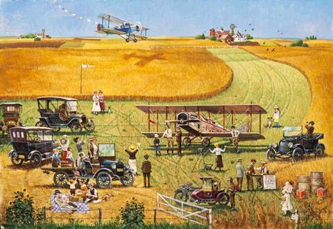 Framed Barnstormers Print