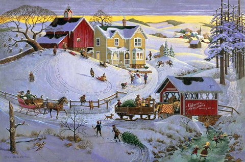 Framed Christmas Time Print